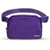 Bomvabe Purple Fanny Pack for Women Girls, 1L Small Waist Bag with Adjustable Belt 32" to 51", Crossbody Bag Lightweight for Travel Sport Running Cycling Hiking, Mothers Day Gifts view 1