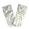 LeJulyeekay Flower Girl Gloves Lace Bead Short White Princess Gloves for Wedding (Z-ivory, 8-14 Years) view 1