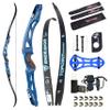 ZSHJGJR 66/68/70 Inch ILF Recurve Bow for Adult Youth Teens,18-44lbs,Takedown Recurve for Athletic Competition,Olympic Recurve Bow,ILF Bow Riser/Limbs,Right Handed(66inch-32lbs, Blue) view 1