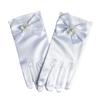 LeJulyeekay Flower Girl Gloves Lace Bead Short White Princess Gloves for Wedding (Z-white, 4-7 Years) view 1
