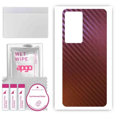apgo Protective Skin Sticker for The Back Compatible with Xiaomi Redmi K50, Wrap Film, Foil, Vinyl - Pattern Carbon Chameleon CAKA5