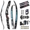 ZSHJGJR 66/68/70 Inch ILF Recurve Bow for Adult Youth Teens,18-44lbs,Takedown Recurve for Athletic Competition,Olympic Recurve Bow,ILF Bow Riser/Limbs,Right Handed(70inch-30lbs,Black) view 1