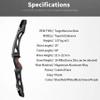 ZSHJGJR 66/68/70inch ILF Recurve Bow for Adult/Youth/Teens,18-44lbs,Takedown Recurve for Athletic Competition,Olympic Recurve Bow,ILF Bow Riser/Limbs,Right Handed(68inch-30lbs, Red) view 2