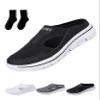 FUSSWIND Meaboots Sandals - Meaboots Men's Comfort Breathable Support Sports Sandals, Meaboots Orthopedic Sandals for Men (Black, 8) view 1