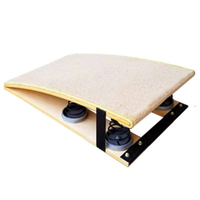 YXXSDP 4/6/9 Springs Gymnastics Springboard, Adult Junior Extra High Elasticity Springs Board, with Anti-Slip Feet Pads, for Vaulting/Training/Fitness (Size : 4 Springs)