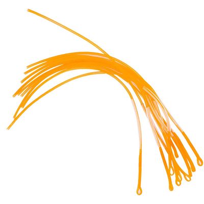 10PCS Fishing Loop Line, 30LB/50LB Fishing Loops Connector Fly Loop Line Fishing Tackle Accessory (Yellow 30LB) Fly Line