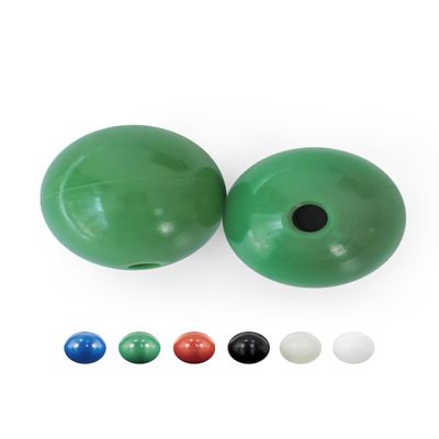 BLUEWING Outrigger Ball Stops 2pcs Fishing Rigging Plastic Pair Outrigger Line Ball Stoppers, Green
