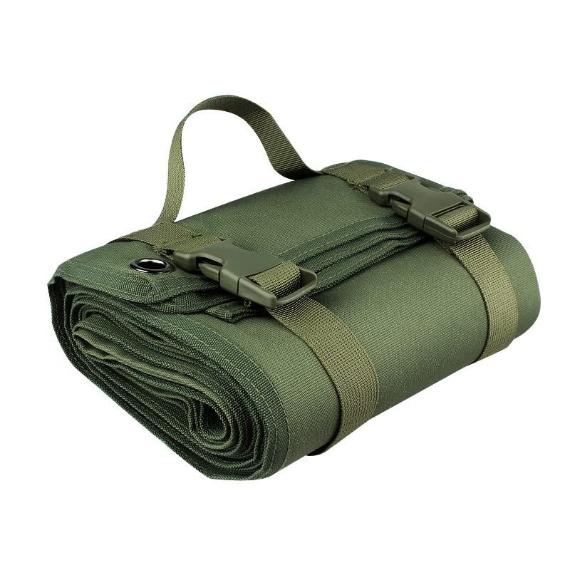 Outdoor Equipment Supplies Camping Moisture-Proof Mat Camping Tactical Training Shooting Mat (Green)