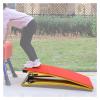 YXXSDP Vault Gymnastics Springboard with 4 6 9 Springs, Portable Curved Beginning Gymnasts Elastic Board, Thickened Sport Equipment for Gymnastics Center (Size : 120x60x26cm/4 Springs) view 1
