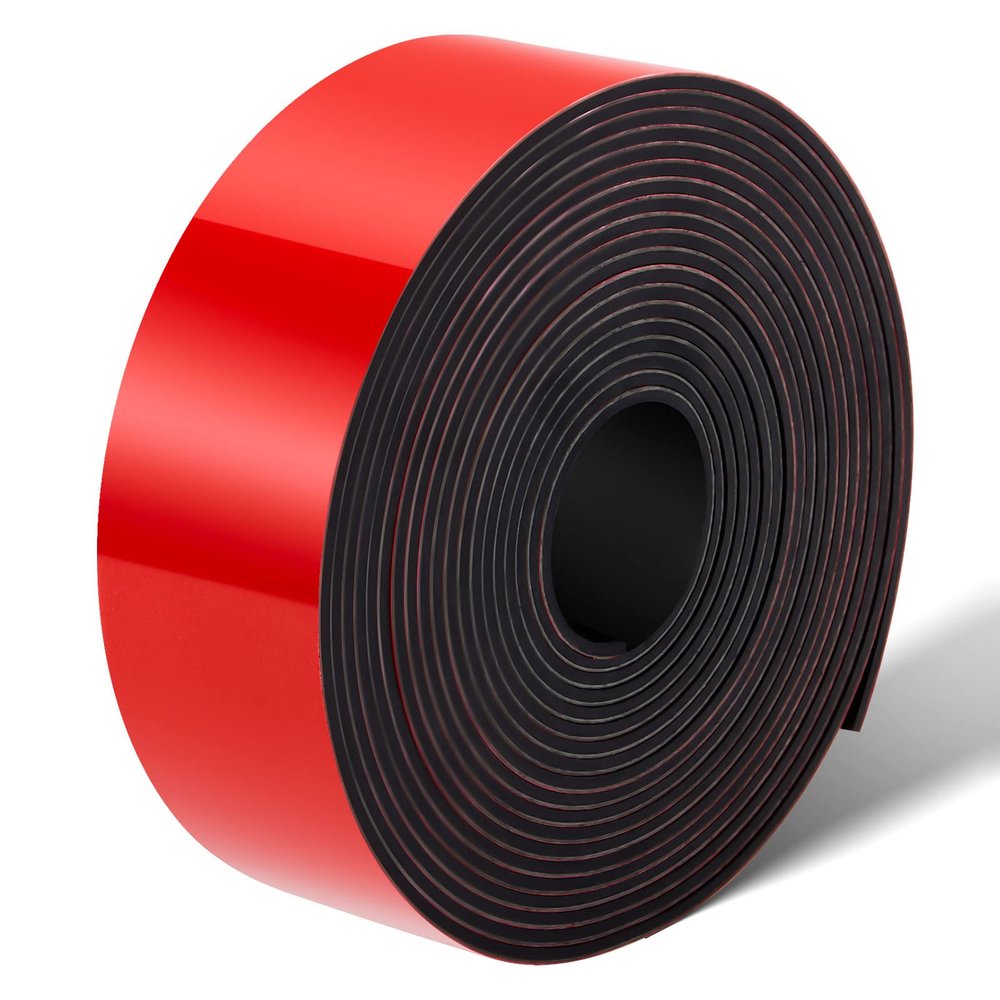 Amylove Kayak Keel Guard Self Adhesive DIY Kayak Keel Guard for Fiberglass Boat Protector Tape for Aluminum Boat Canoe Hull, Help Prevent Scratches Damage Scars from Rocks Oyster Beds, Black(23 ft)