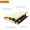 YXXSDP 4/6/9 Springs Gymnastics Springboard, Adult Junior Extra High Elasticity Springs Board, with Anti-Slip Feet Pads, for Vaulting/Training/Fitness (Size : 9 Springs) view 4