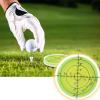 Pro Putt Green Reader, Golf Ball Marker, Golf Putting Aid Round Bubble Level High Precision Reader Tool Golf Accessories,Green view 4
