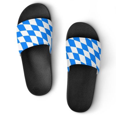 Flag-of-Bavaria Home Slippers Non-Slip House Slippers PVC Shower Slippers Sandals for Men Women 42 (260mm)
