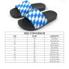 Flag-of-Bavaria Home Slippers Non-Slip House Slippers PVC Shower Slippers Sandals for Men Women 42 (260mm) view 2