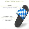 Flag-of-Bavaria Home Slippers Non-Slip House Slippers PVC Shower Slippers Sandals for Men Women 42 (260mm) view 3