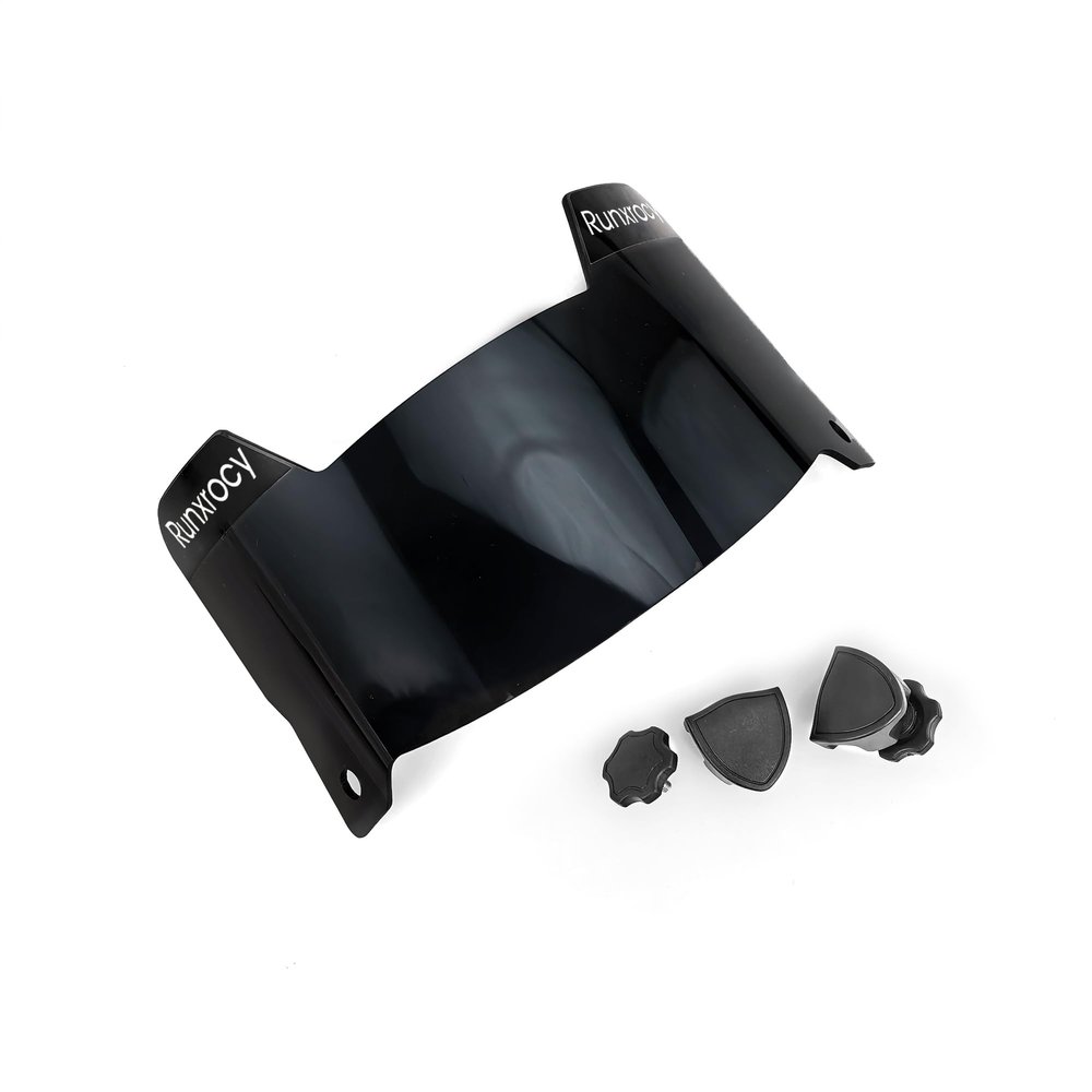 Runxrocy Football Visor Eye Shield Universal Fit Outdoor Sports Eye Protective Shield for Helmet with Visor Clips Scratch Resistance