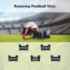 Runxrocy Football Visor Eye Shield Universal Fit Outdoor Sports Eye Protective Shield for Helmet with Visor Clips Scratch Resistance view 4