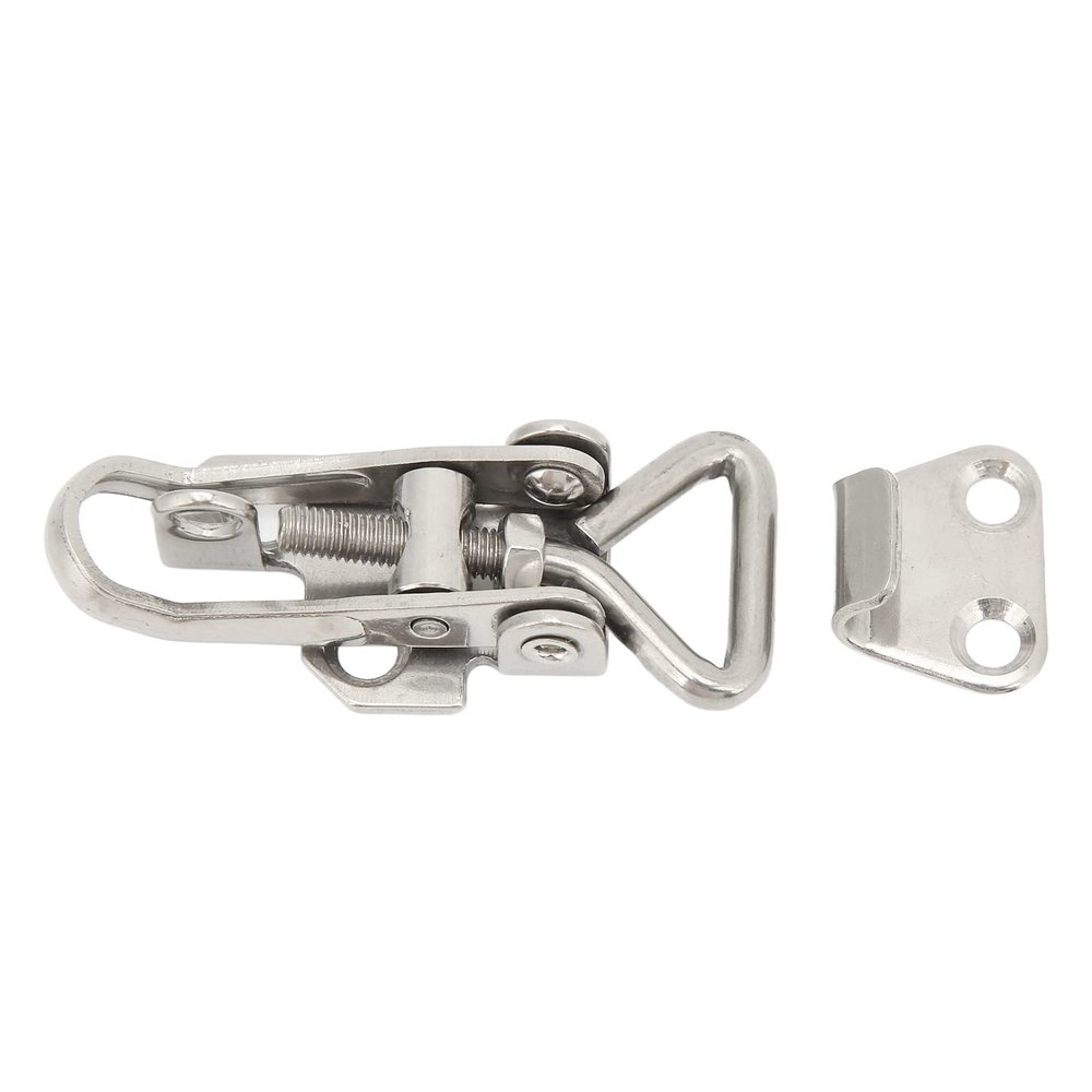 Boat Anti-Rattle Latch, 316 Stainless Steel Lockable Clamp Latch Replaceable Marine Hardware for Yachts