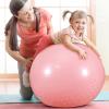 WJIHUYU Extra Thick Yoga Ball Exercise Ball, 3 Sizes Ball Chair Heavy Duty Swiss Ball for Balance Stability Pregnancy Physical Therapy Quick Pump Included view 2
