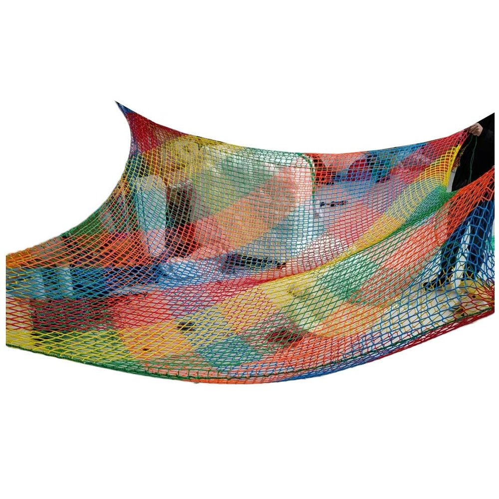 Climbing Cargo Net 5mm Thick 5cm mesh Durable Climbing Cargo net Double Layers Playground Net Polyester Double Layers Cargo Net Climbing Outdoor Rope Bridge Net (Size : 3X4.5m)
