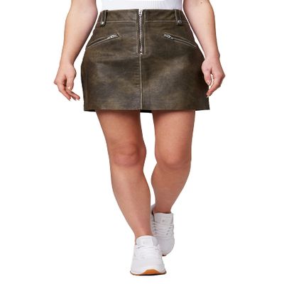[BLANKNYC] Women's Vegan Leather Mini Skirt