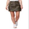 [BLANKNYC] Women's Vegan Leather Mini Skirt view 1