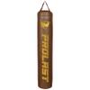 PROLAST Heavy Punching Kicking Bag for Adults, Boxing, MMA, Martial Arts, Muay Thai, Strength Training Equipment, Filled, 6ft, 150 lbs, Vertical Logo, Brown Gold