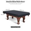 PATIKIL Billiard Pool Table Cover, 7 Feet, Waterproof, Outdoor/Indoor, Dustproof, Sun/Rain Protection, Black view 2