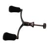 MERIGLARE Fishing Reel Handle Grip Handle Grip Ultralight DIY Dual Reel Handle 2 Arms Replacement Rocker Arm Grips Fishing Reel Crank Accessory, Black view 1
