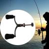 MERIGLARE Fishing Reel Handle Grip Handle Grip Ultralight DIY Dual Reel Handle 2 Arms Replacement Rocker Arm Grips Fishing Reel Crank Accessory, Black view 2