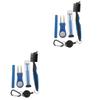 BESPORTBLE 2sets Retractable Groove Cleaner Brush Golf Cleaning Tool for Daily Maintenance Lightweight and Easy to Carry for Golfing Supplies Random Color view 1