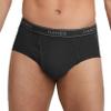 Hanes Men's Tagless Brief Underwear Pack, Mid-Rise Moisture-Wicking Black Briefs, 9-Pack view 2