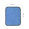 PATIKIL Bowling Ball Towel 10x8 Inch, Microfiber Shammy Pad for Bowling Ball, Blue view 2