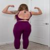 Aoxjox Women's Workout Sports Bras Fitness Yoga Crop Tank Metamorph Twist Back Cami (Dark Purple, X-Small) view 2