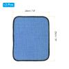 PATIKIL Bowling Ball Towel 10x8 Inch, 2 Pack Microfiber Shammy Pad for Cleaning Bowling Ball, Blue view 2
