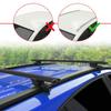 apline Compatible with Kia Sedona 3 (YP) 2015-2020 Hook Model Car Roof Rack Cross Bar Black Aluminium 2 Bars view 2