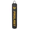 PROLAST Heavy Punching Kicking Bag for Adults, Boxing, MMA, Martial Arts, Muay Thai, Strength Training Equipment, Filled, 6ft, 150 lbs, Vertical Logo, Black Gold