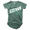 Wes and Willy NCAA Girls S/S Burnout Tee,South Florida Bulls,10,Evergreen view 1