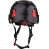 PIP Traverse Vented, Industrial Climbing Helmet with MIPS Technology, ABS Shell, EPS Foam Impact Liner, HDPE Suspension, 4-Point Chin Strap, ANSI II, Black (280-HP1491RVM-11) view 4