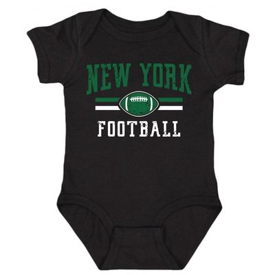 New York Retro Team Kid's Bodysuit for Football Fans (Black, 24M)