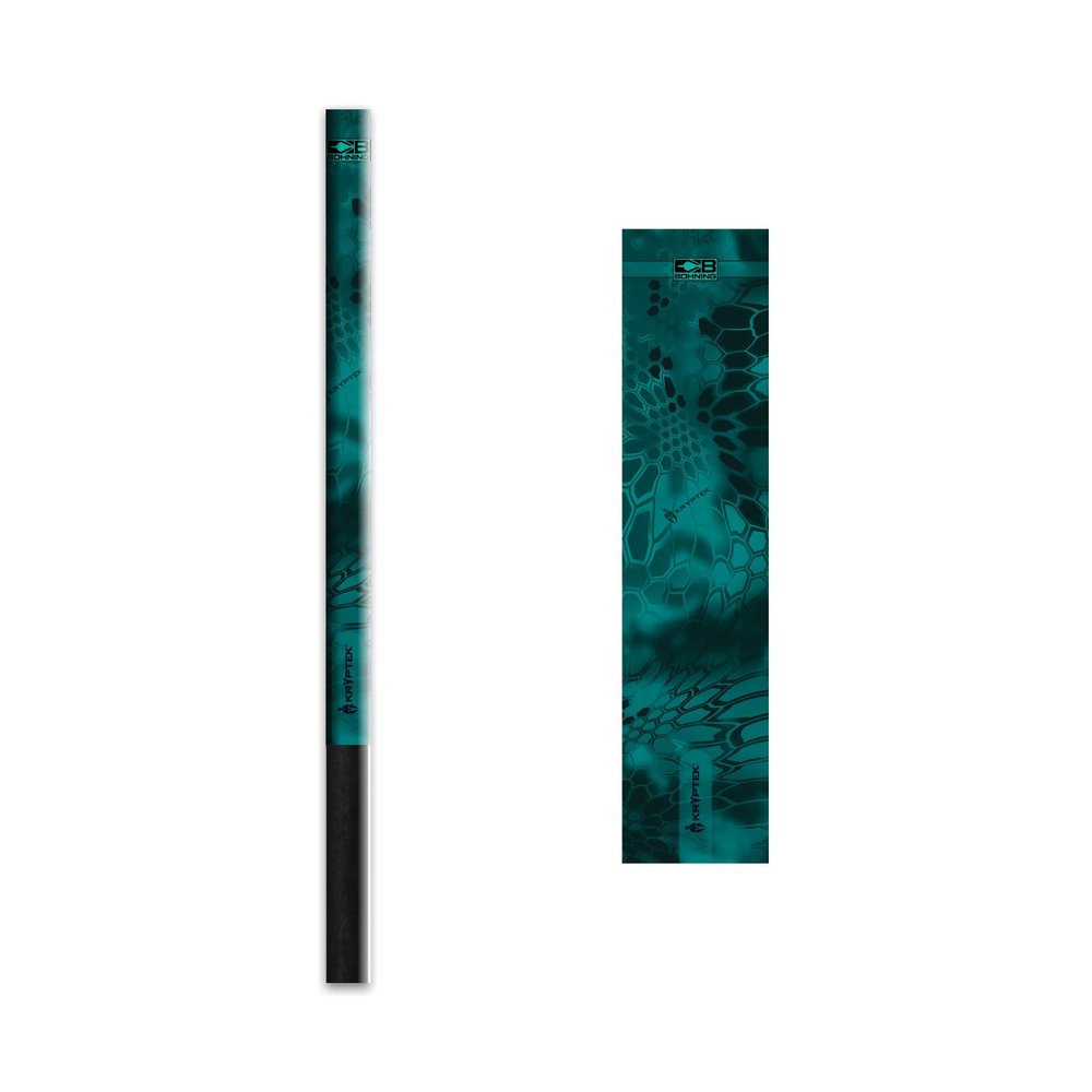 Bohning 5.5" Kryptek Arrow Wraps, X-Large, Kryptek Teal