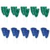 Anderson's Premium Metallic Green and Royal Blue Foil School Spirit Shakers Cheerleader Pom Poms Sports Football Basketball Homecoming Squad Team Party Dance Club Performance Celebration Pack of 20 view 2