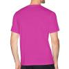 Custom Unisex T-Shirts,Custom Tee Shirts Design Your Own,Add Design/Text/Photo/Logo,Fuchusia view 4
