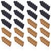 Anderson's School Spirit Shakers, Cheerleader Pom Poms, Sports Fan Gear, Football Accessories, Homecoming, Black and Gold, Gold & Black, 100 Count view 2