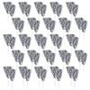 Anderson's School Spirit Shakers, Cheerleader Pom Poms, Sports Fan Gear, Football Accessories, Homecoming, Silver Metallic, Package of 50, 50 Count view 2