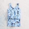 Kids Baby Boy Girl Float Suit with Adjustable Buoyancy Excavator Floatation Swimsuit Floating Swimwear Bathing Suit Toddler Float Swim Vest with 8 Removable Buoyancy Sticks Blue Excavator 2-3 Years view 3