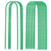 10"x2" Trampolines Wind Stakes Green Heavy Duty U Shape Steel Garden Stakes Ground Anchors with Sharp End for Camping Tent, Garden Staples, Trampoline Pins (24) view 1