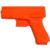 American Safety Props - Non-Functional Solid Polymer Holster Molding Gun Prop - (Prepped) - Blaze Orange - U.S.A. Made - Compatible with Glock 45 view 1