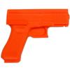 American Safety Props - Non-Functional Solid Polymer Holster Molding Gun Prop - (Prepped) - Blaze Orange - U.S.A. Made - Compatible with Glock 45 view 2