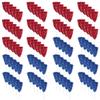 Anderson's School Spirit Shakers, Cheerleader Pom Poms, Sports Fan Gear, Football Accessories, Homecoming, Red and Royal , Red & Royal Blue, 100 Count view 2